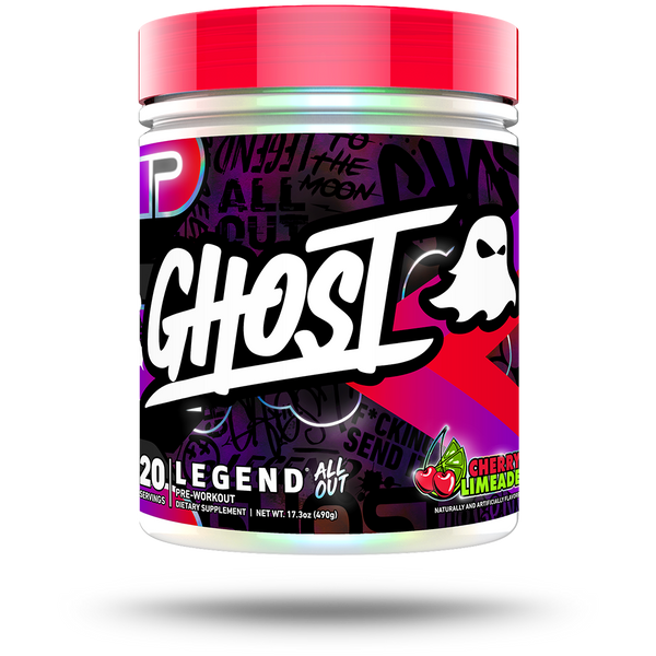 GHOST LEGEND® ALL OUT CHERRY LIMEADE HIGHSTIM PREWORKOUT SUPPLEMENT