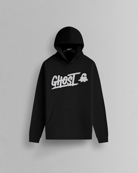 GHOST® CORE LOGO HOODIE | BLACK - GHOST LIFESTYLE
