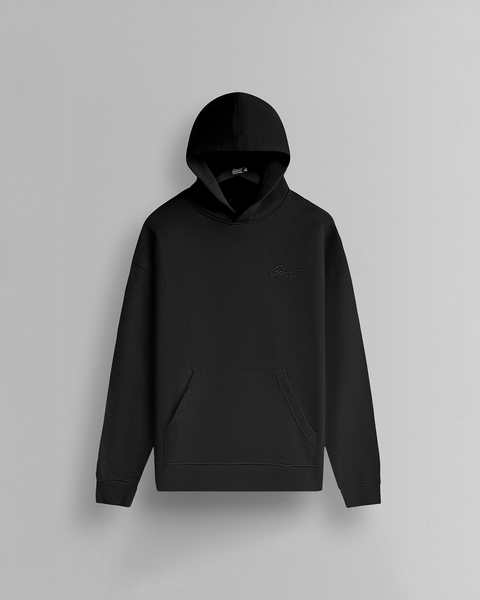 GHOST® CORE OVERSIZED HOODIE | BLACK - GHOST LIFESTYLE