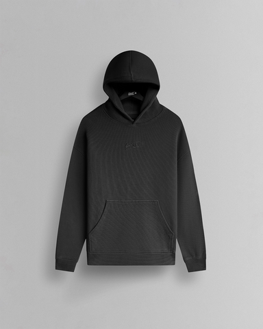 GHOST® CORE WAFFLE HOODIE | CHARCOAL - GHOST LIFESTYLE
