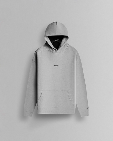 GHOST® ICON HOODIE | HEATHER GREY - GHOST LIFESTYLE