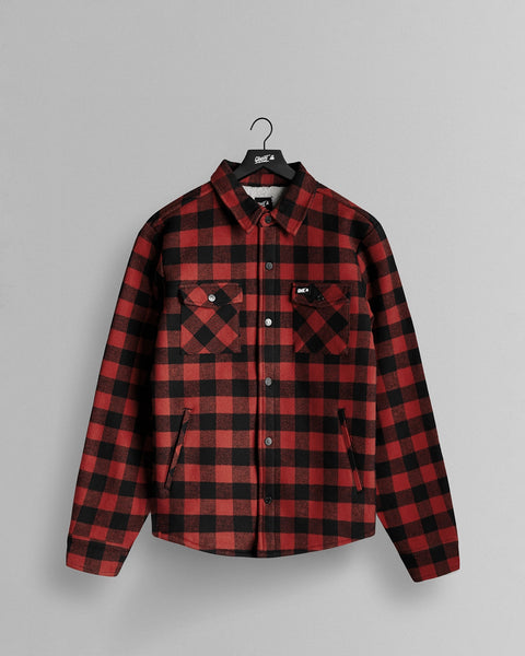 Shacket Garage Flannel Jacket GHOST® UTILITY SHERPA LINED SHACKET
