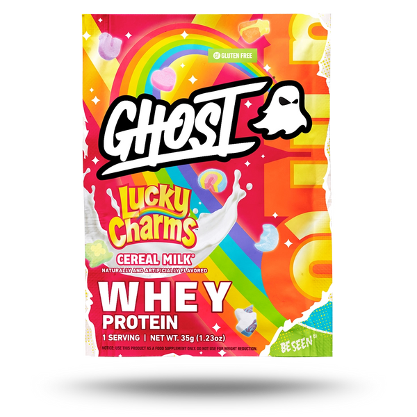 GHOST® WHEY PACKET | LUCKY CHARMS™ CEREAL MILK® | WHEY PROTEIN SAMPLE