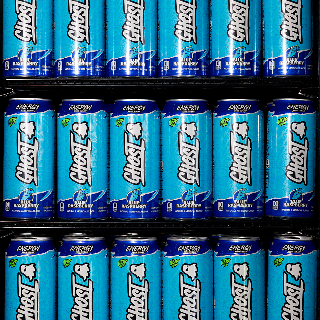 GHOST® ENERGY "BLUE RASPBERRY" SECURE A CAN