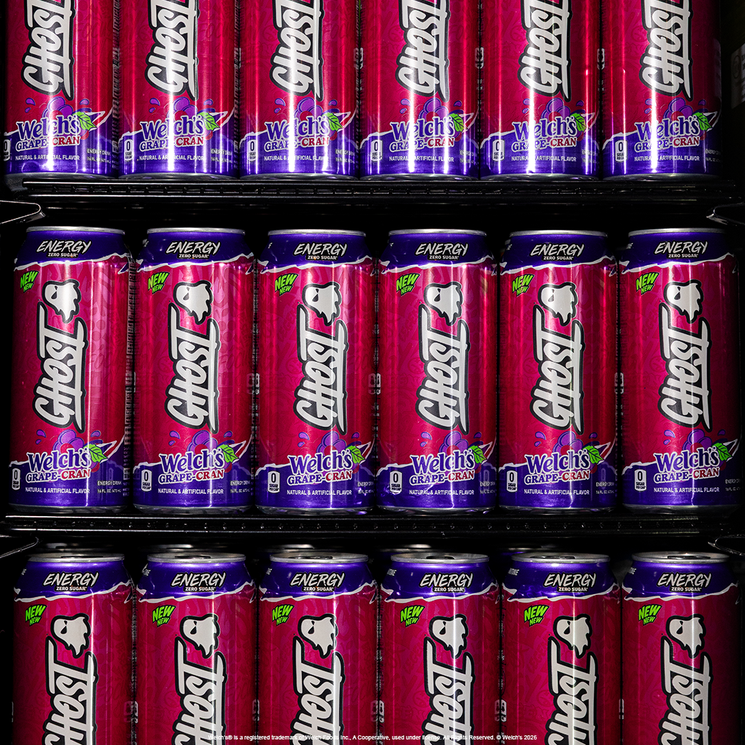 GHOST® ENERGY x WELCH'S® "GRAPE-CRAN" SECURE A CAN