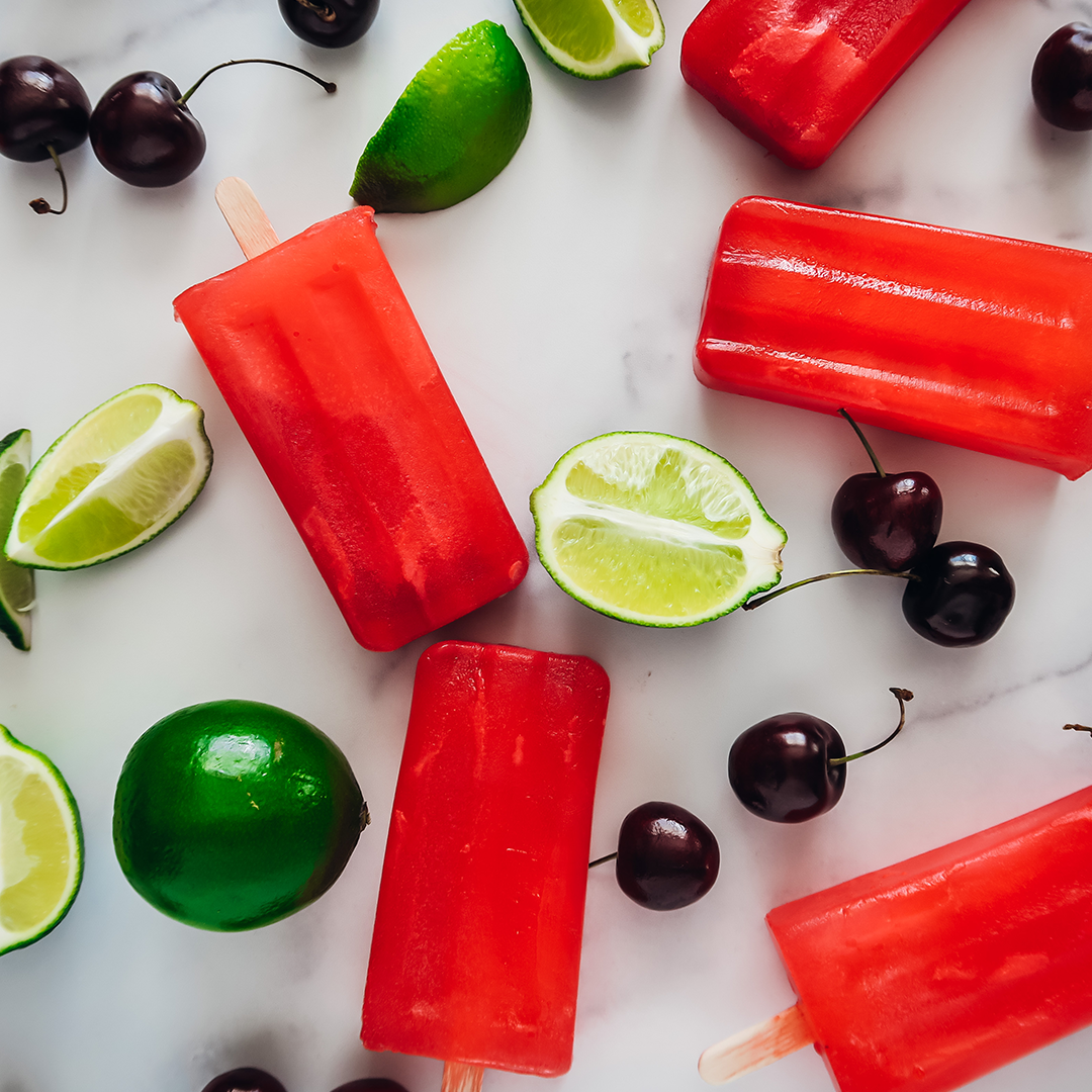 SONIC® CHERRY LIMEADE PRE-WORKOUT POPSICLES