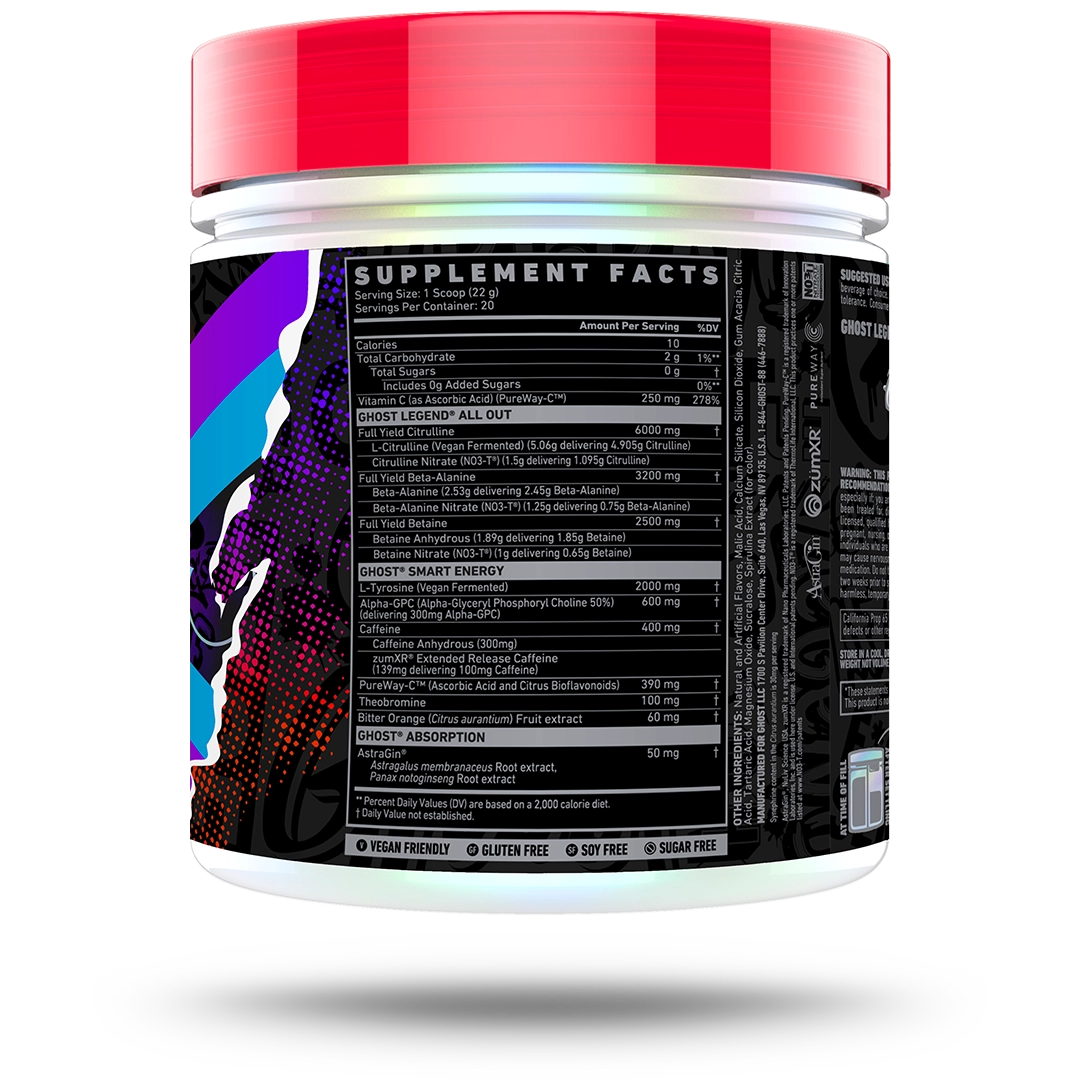 GHOST LEGEND® ALL OUT | BLUE RASPBERRY