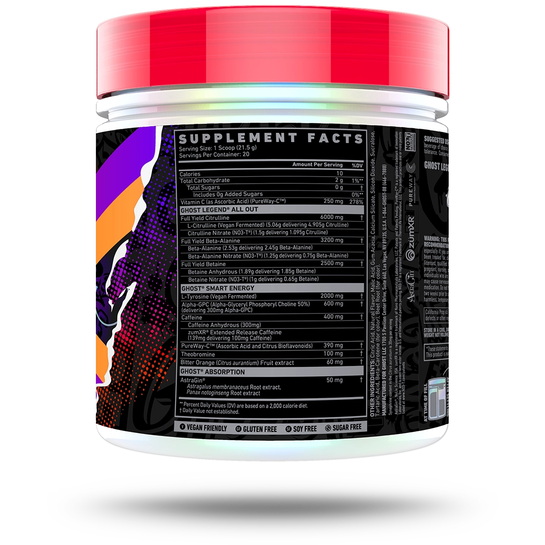 GHOST LEGEND® ALL OUT | ORANGE CREAM