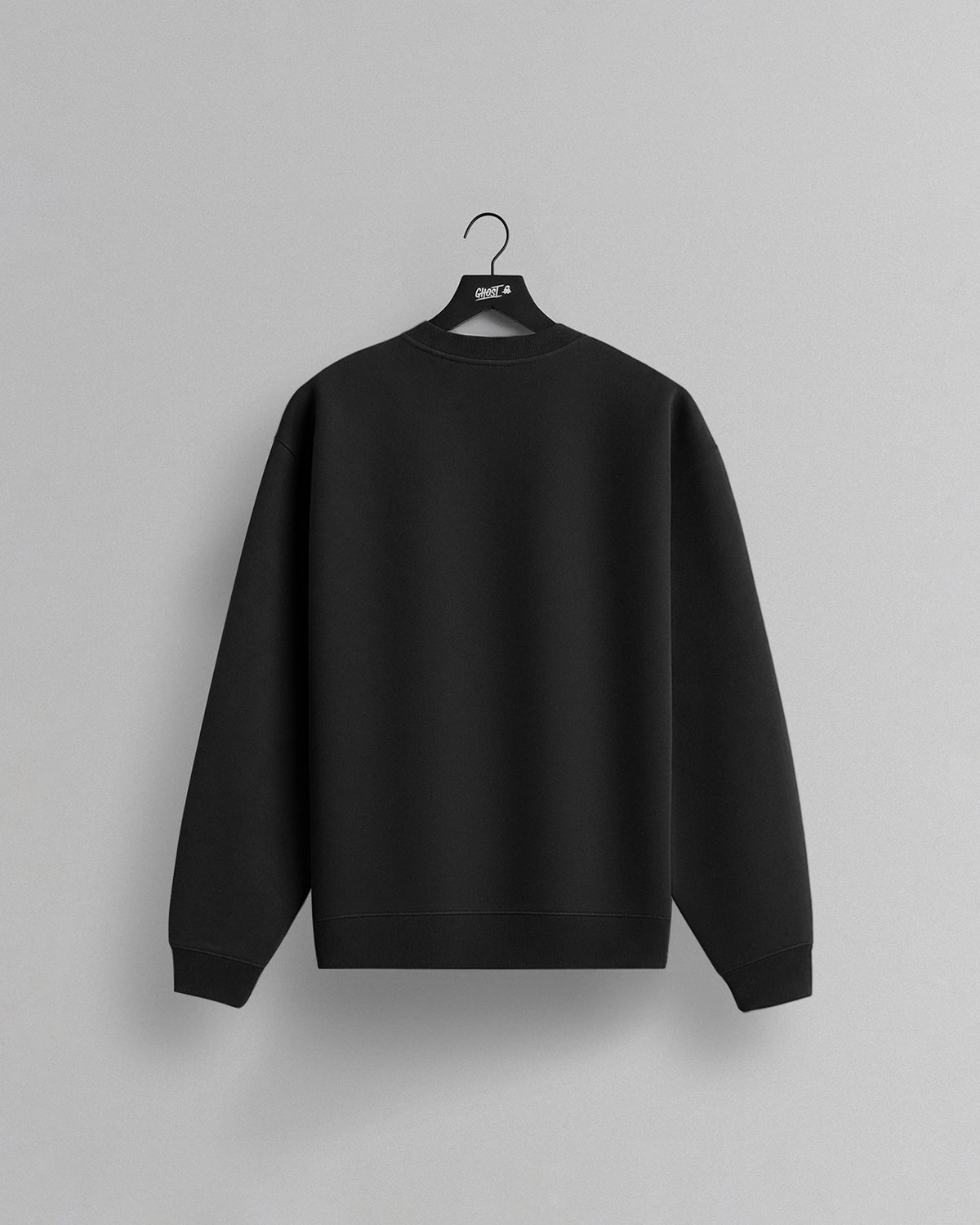 GHOST® ATHLETICS CREWNECK | FADED BLACK
