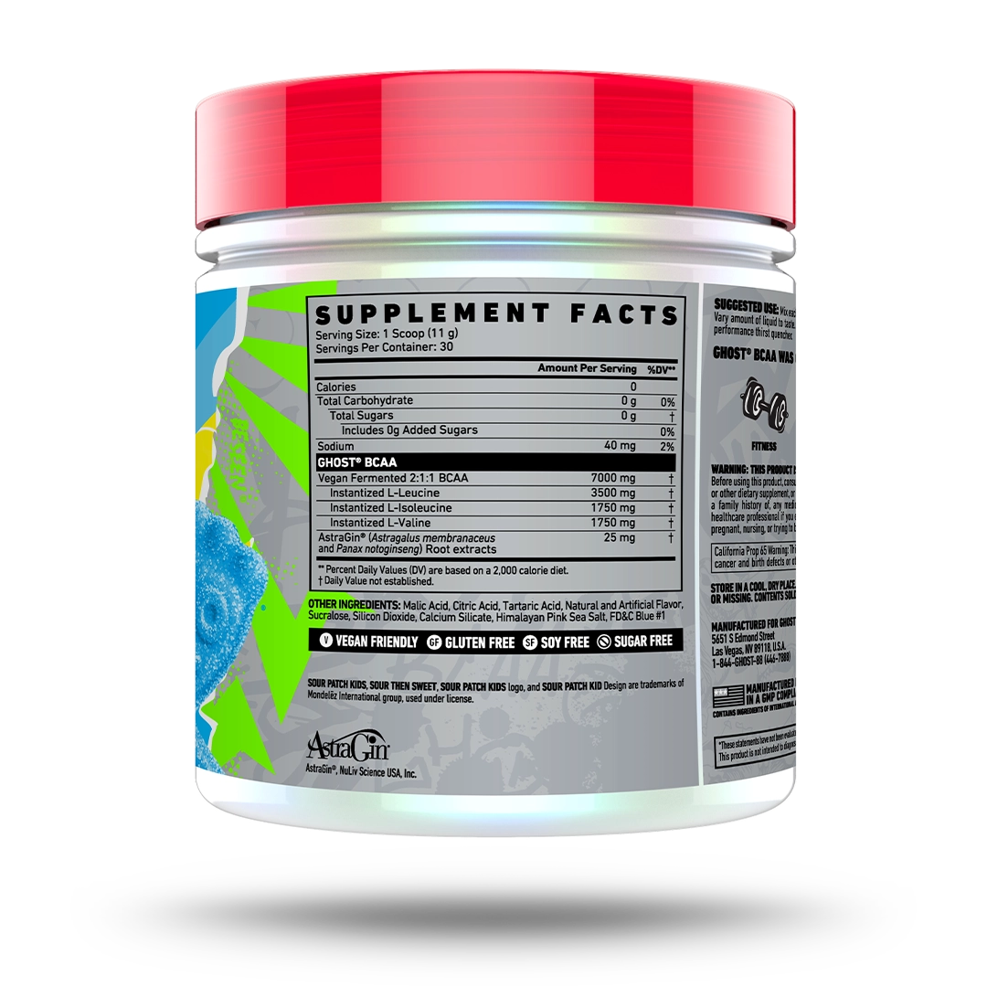GHOST® BCAA x SOUR PATCH KIDS® | BLUE RASPBERRY