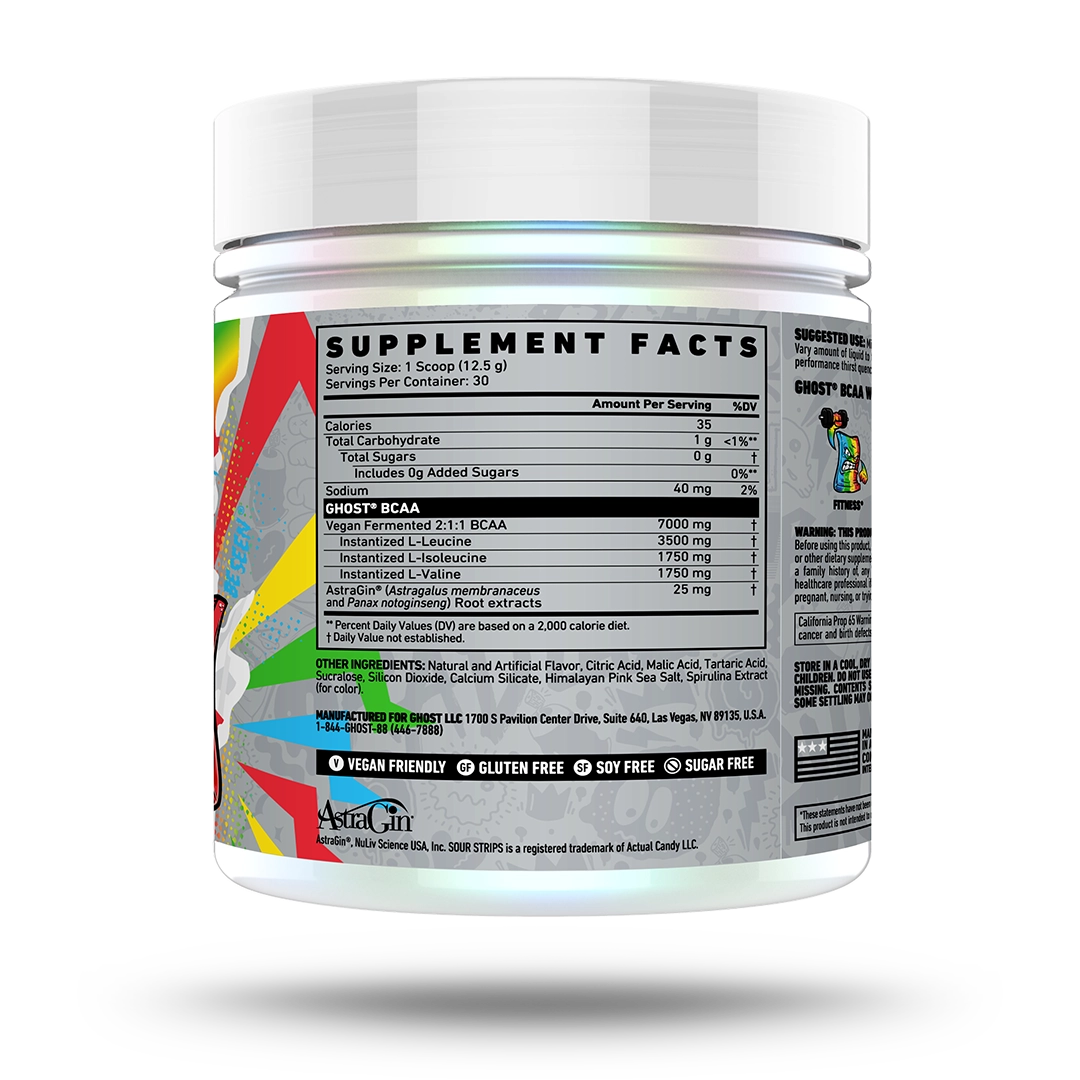 GHOST® BCAA x SOUR STRIPS® | RAINBOW