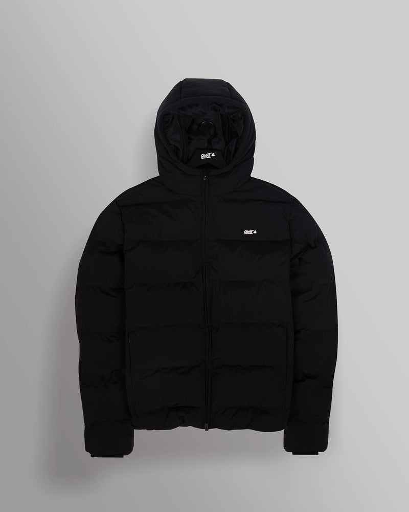 GHOST® APRÈS HOODED PUFFER | BLACK