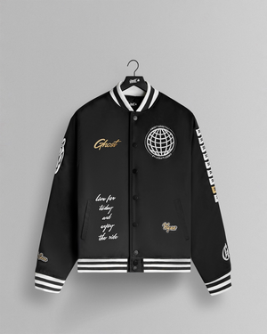 GHOST® VINTAGE BOMBER JACKET | MAROON - GHOST LIFESTYLE GHOST® VINTAGE BOMBER JACKET | MAROON - GHOST LIFESTYLE