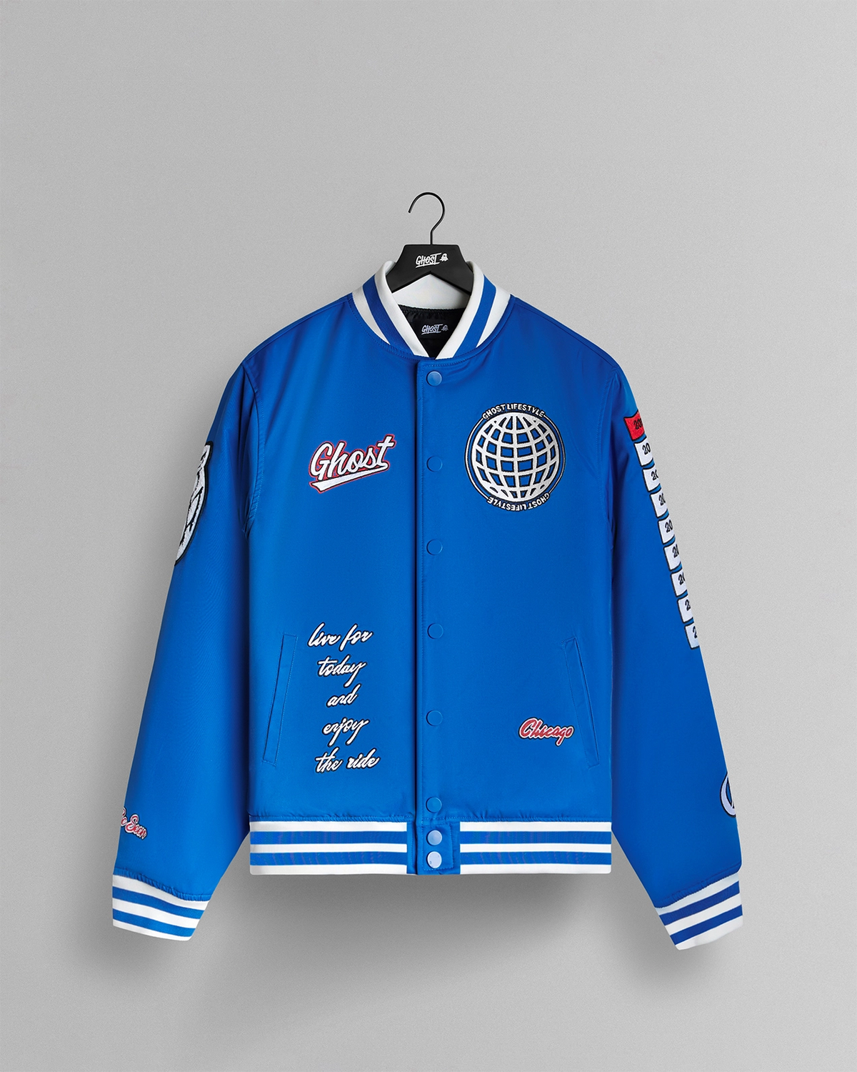 GHOST® CHAMPS VINTAGE BOMBER JACKET GHOST® CHAMPS VINTAGE BOMBER JACKET