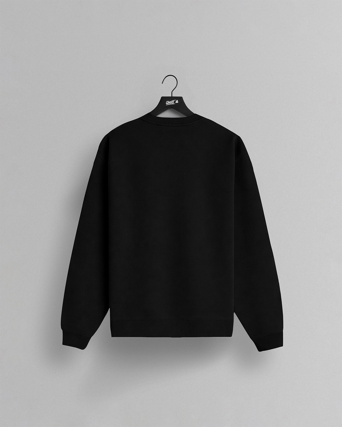 GHOST® BREAKFAST CLUB CREWNECK | FADED BLACK