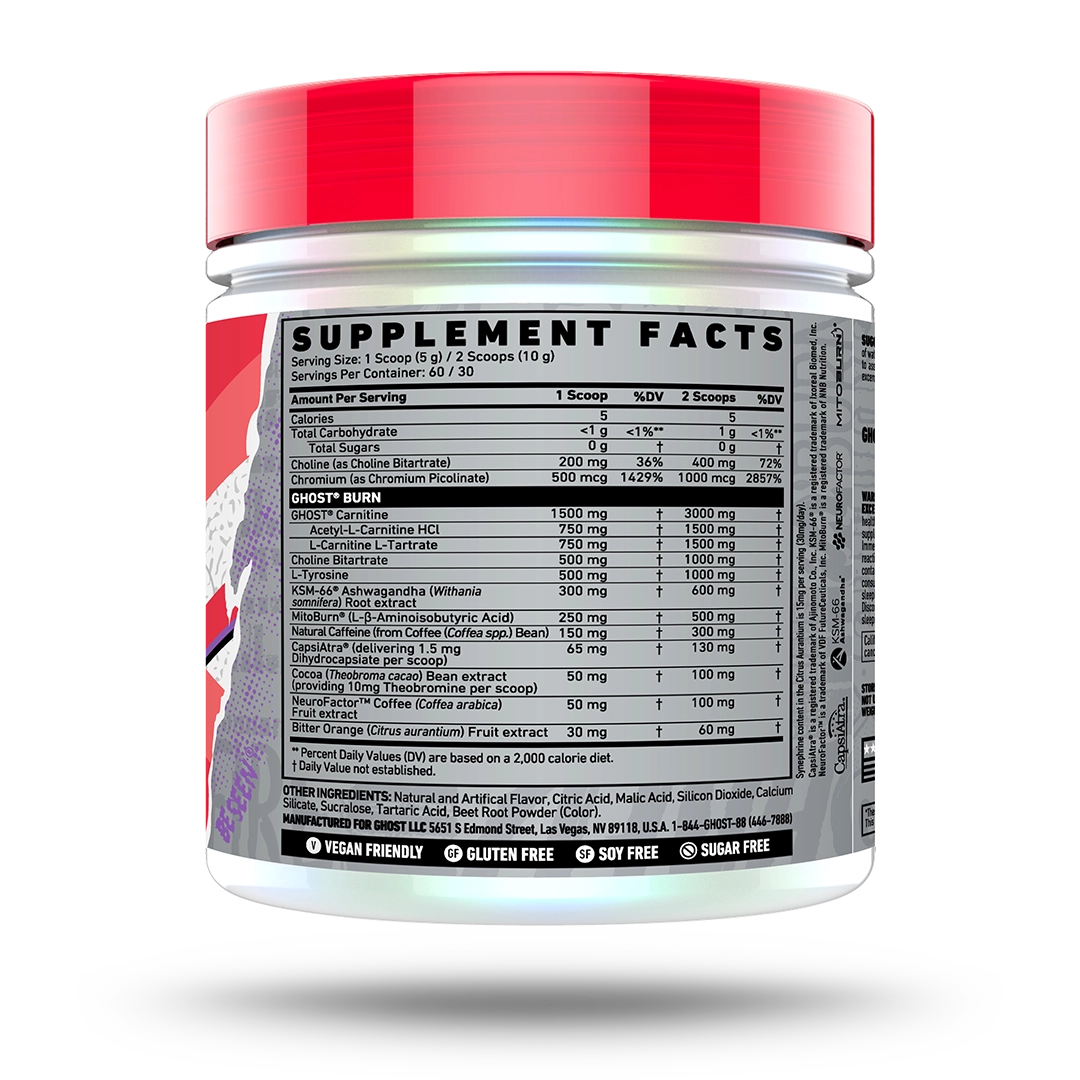 GHOST® BURN | KIWI STRAWBERRY