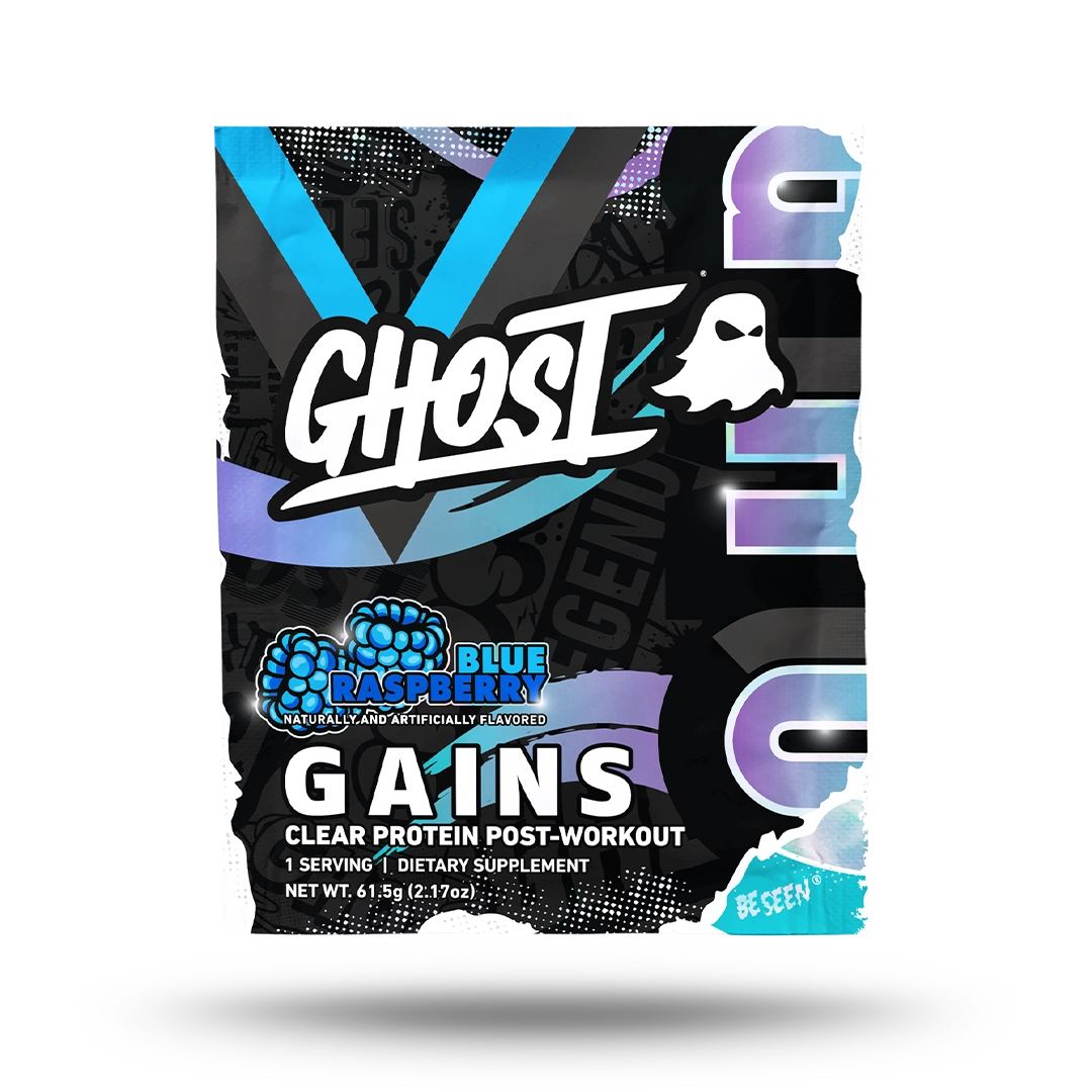 GHOST® CLEAR GAINS PACKET | BLUE RASPBERRY - GHOST LIFESTYLE