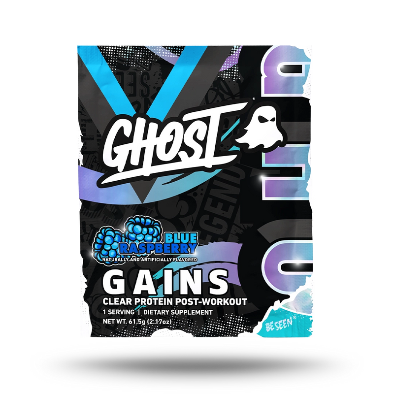 GHOST® CLEAR GAINS PACKET | BLUE RASPBERRY