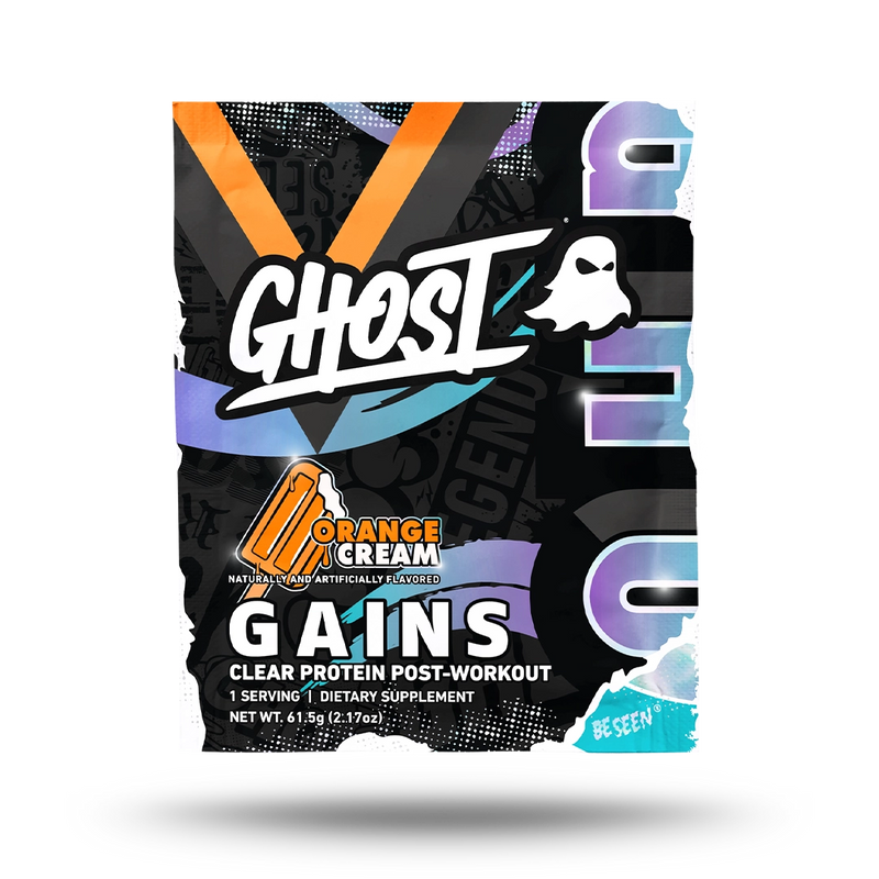 GHOST® CLEAR GAINS PACKET | ORANGE CREAM