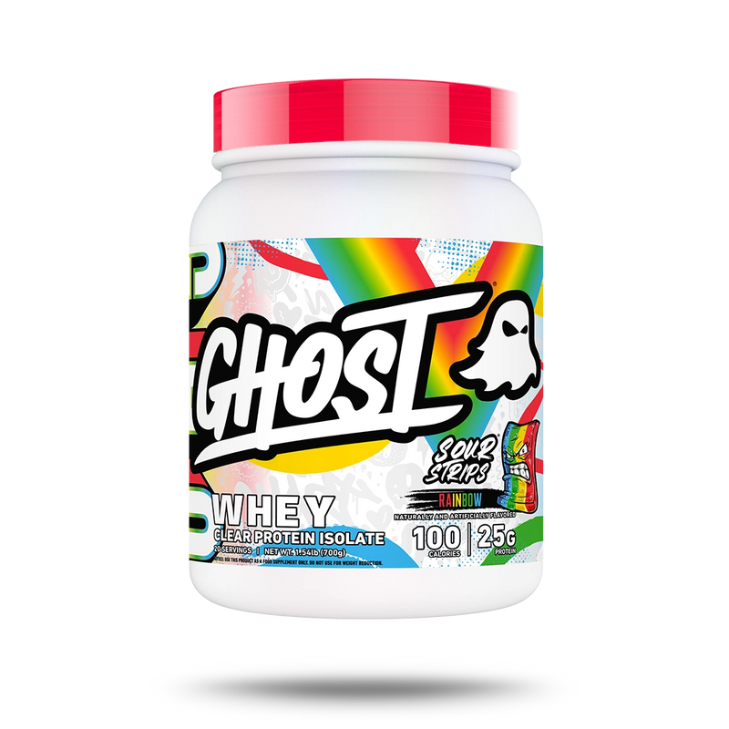 GHOST® CLEAR WHEY x SOUR STRIPS® | RAINBOW