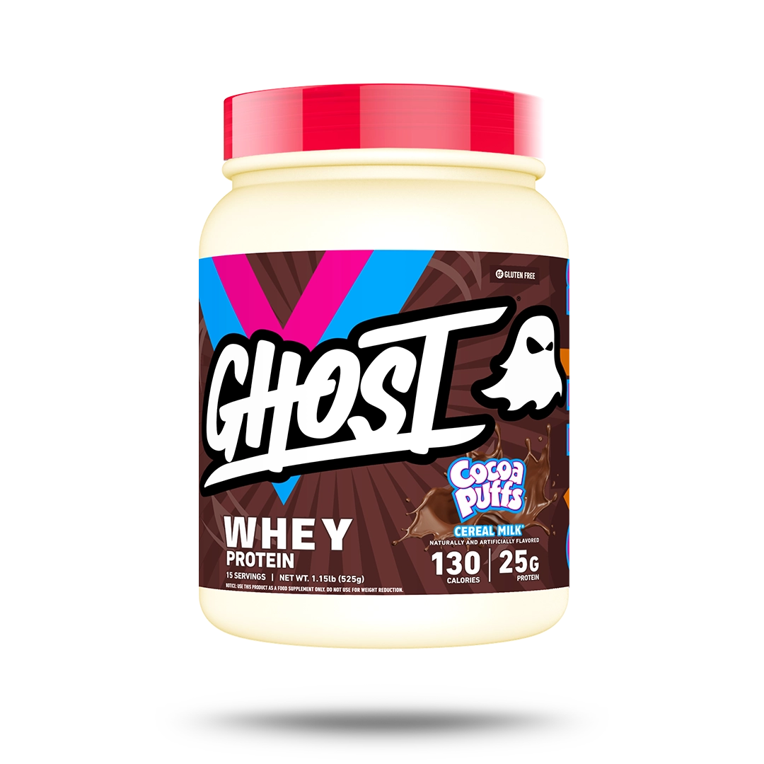 GHOST® 1LB WHEY x COCOA PUFFS™ | COCOA PUFFS™ CEREAL MILK®