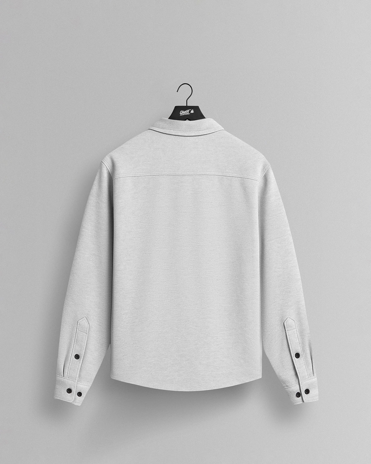 GHOST® CORE LONG SLEEVE BUTTON DOWN | HEATHER GREY