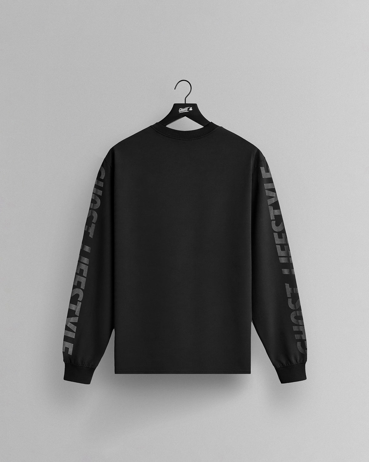 GHOST® CORE LOGO LONG SLEEVE | BLACK V2