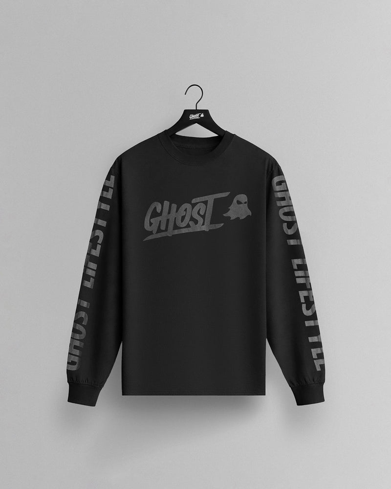 GHOST® CORE LOGO LONG SLEEVE | BLACK V2