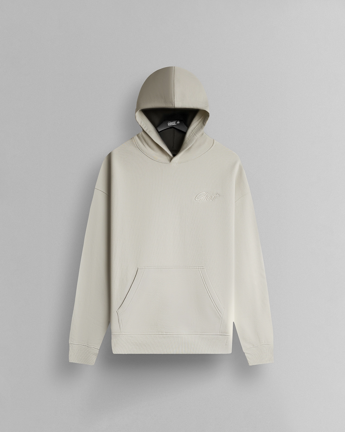 GHOST® CORE OVERSIZED HOODIE | CEMENT