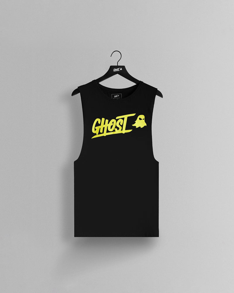 GHOST® CORE LOGO SLEEVELESS TEE | BLACK V2