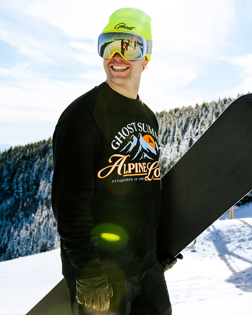 GHOST® SUMMIT CREWNECK | BLACK - GHOST LIFESTYLE GHOST® SUMMIT CREWNECK | BLACK - GHOST LIFESTYLE