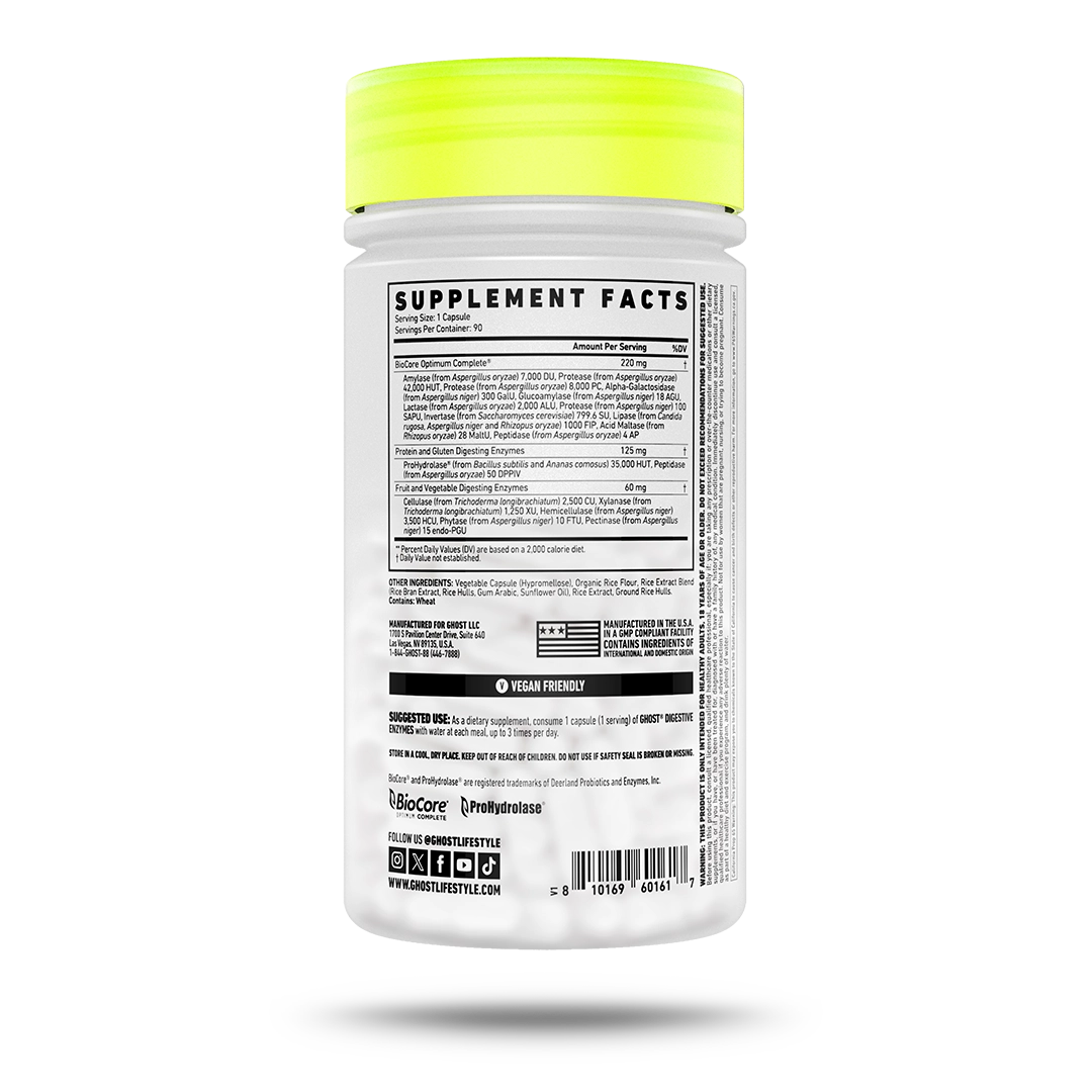 GHOST® BASICS DIGESTIVE ENZYMES | DIGESTIVE ENZYMES