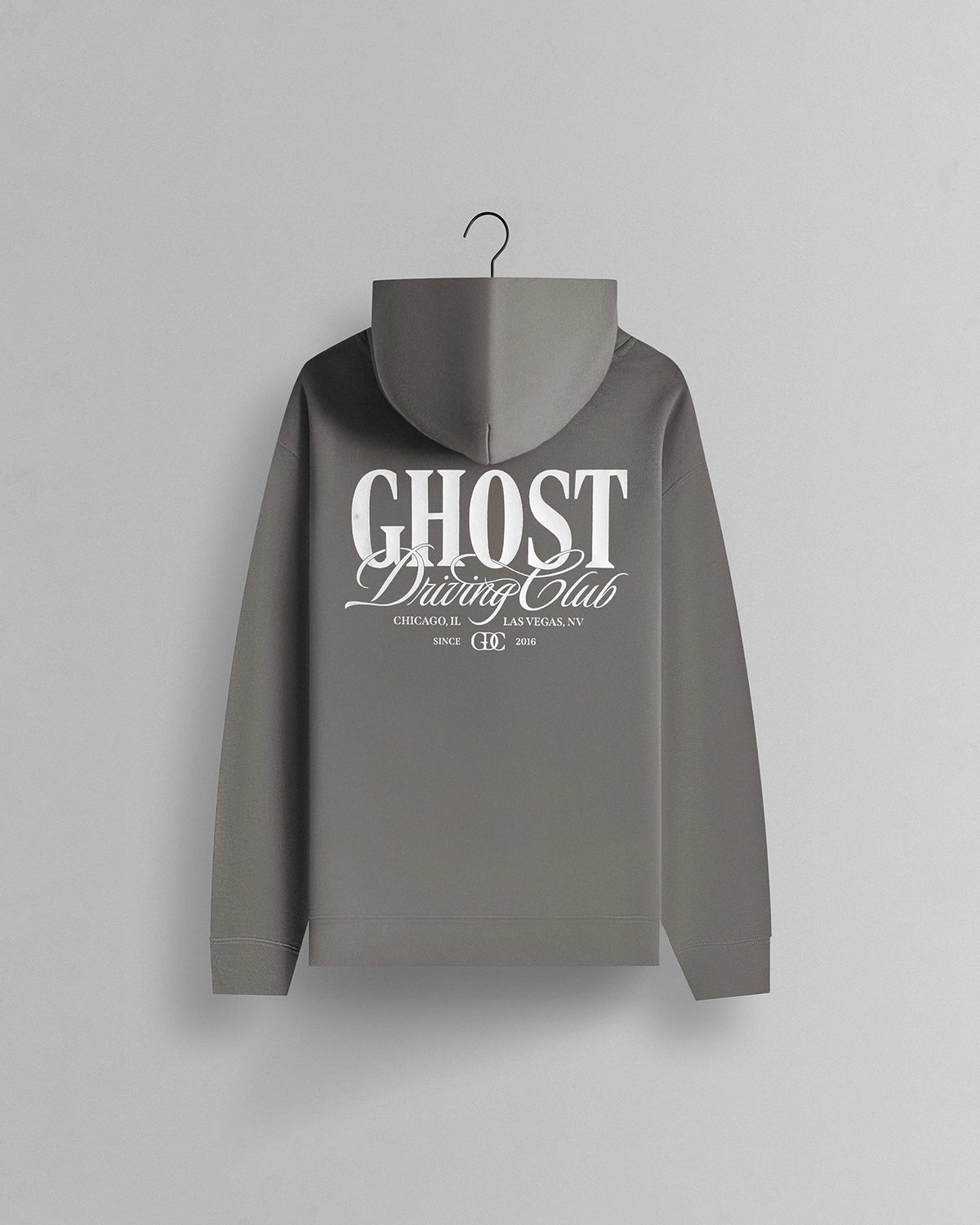 GHOST® DRIVING CLUB HOODIE | FADED GREY