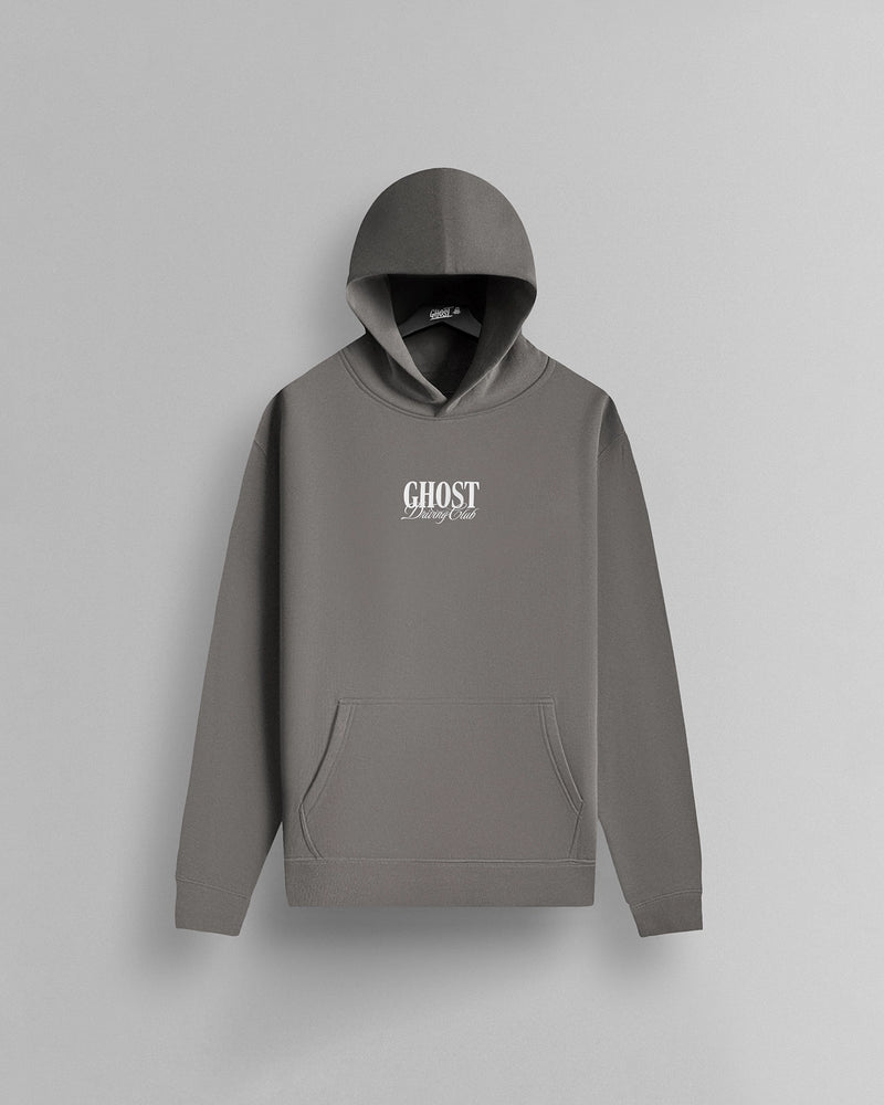 GHOST® DRIVING CLUB HOODIE | FADED GREY view 1