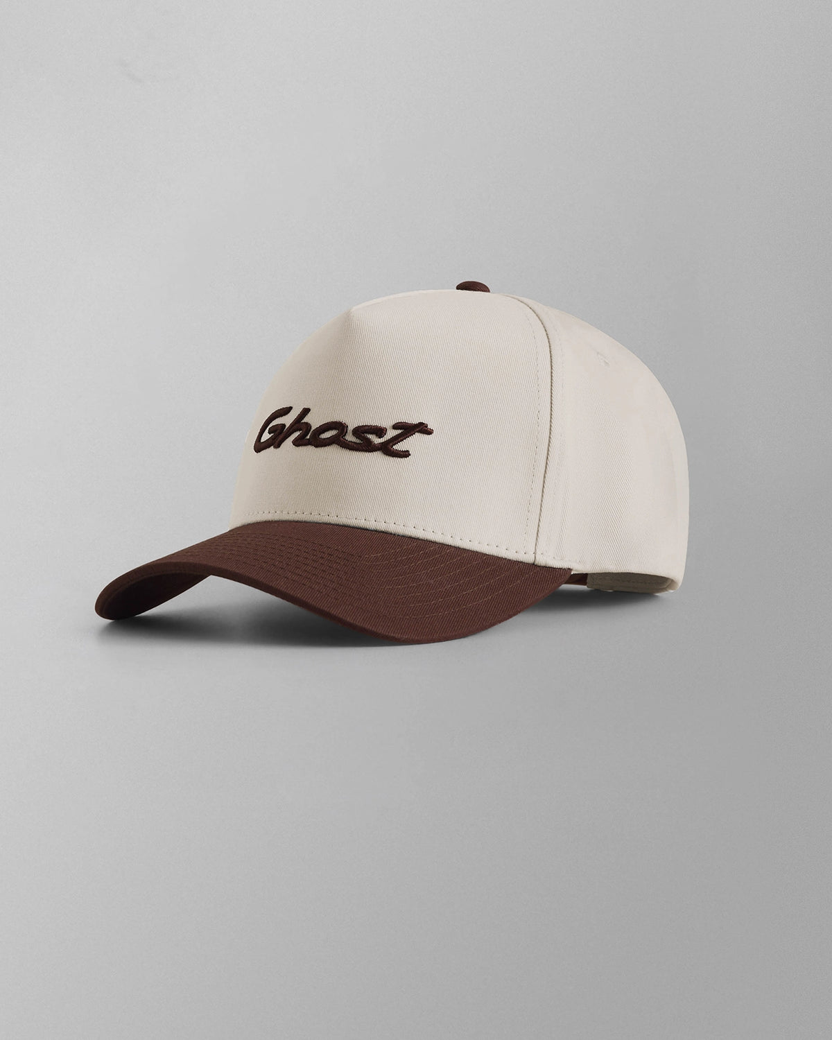 GHOST® DRIVING CLUB BASEBALL HAT | CREAM/BROWN