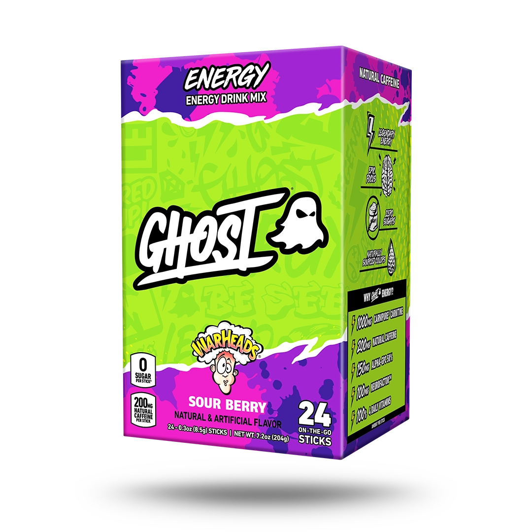 GHOST® ENERGY STICKS 24-PACK x WARHEADS® | SOUR BERRY
