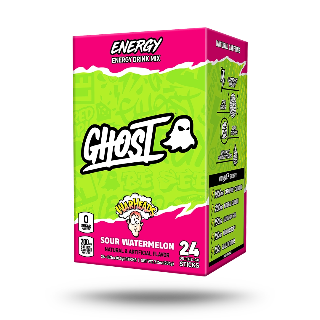 GHOST® ENERGY STICKS 24-PACK x WARHEADS® | SOUR WATERMELON