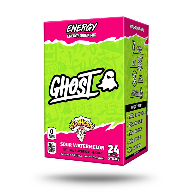 GHOST® ENERGY STICKS 24-PACK x WARHEADS® | SOUR WATERMELON