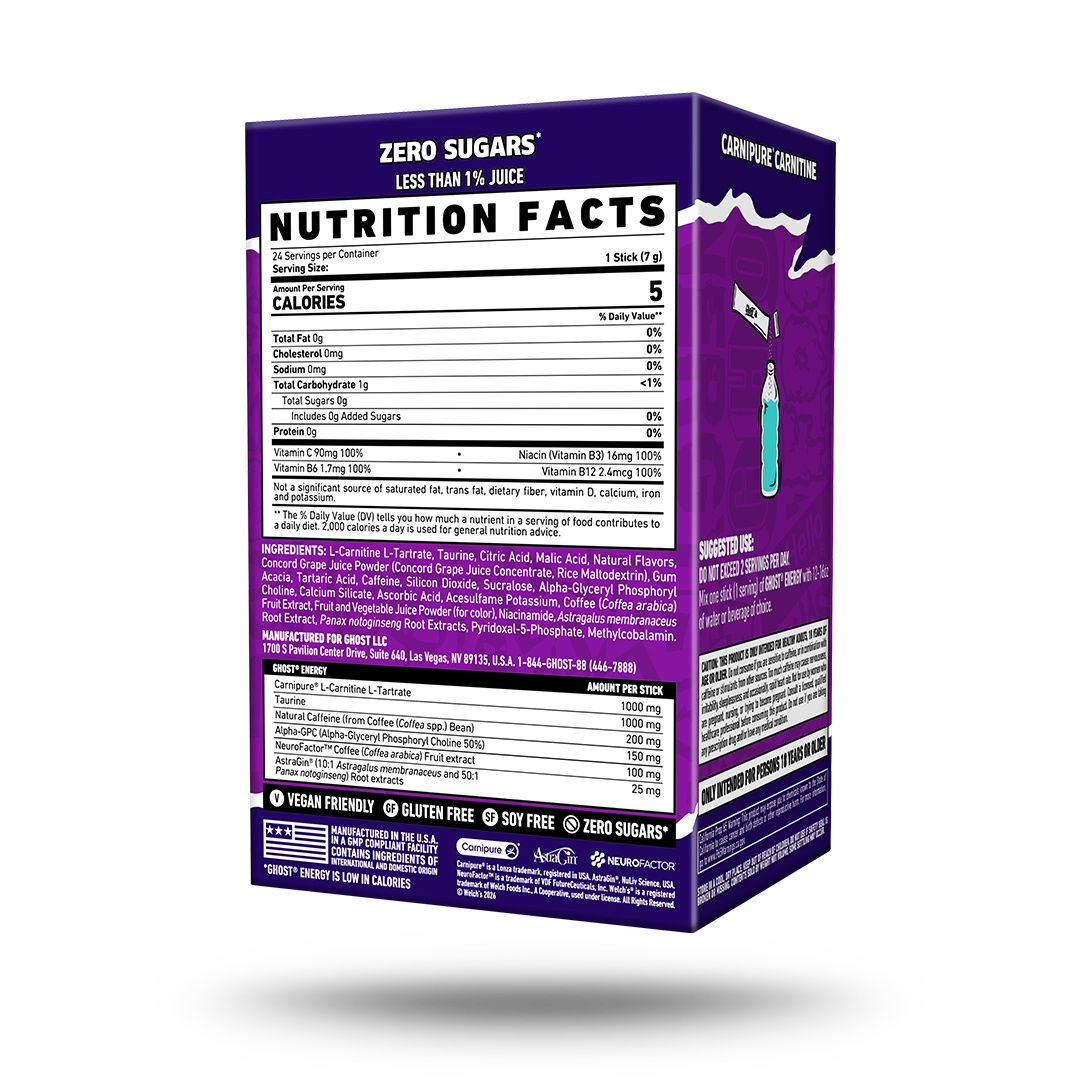 GHOST® ENERGY STICKS 24-PACK x WELCH'S® | GRAPE