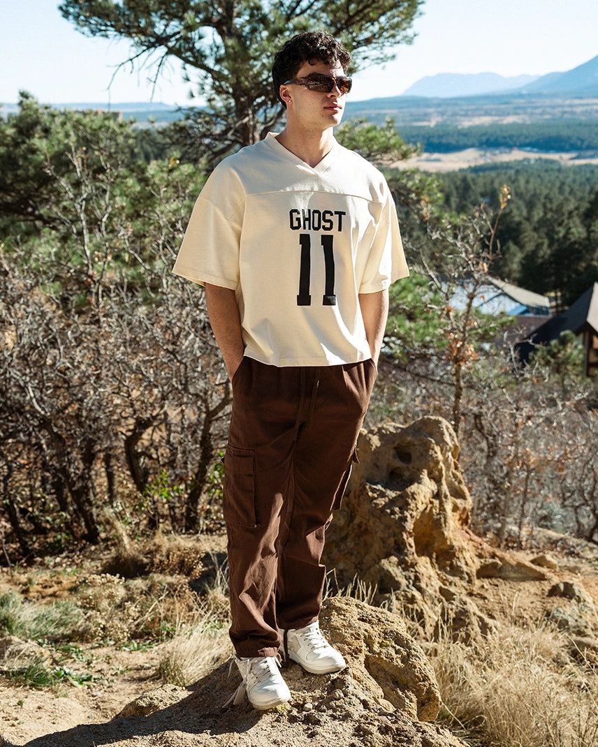 GHOST® FOOTBALL JERSEY TEE IVORY GHOST LIFESTYLE