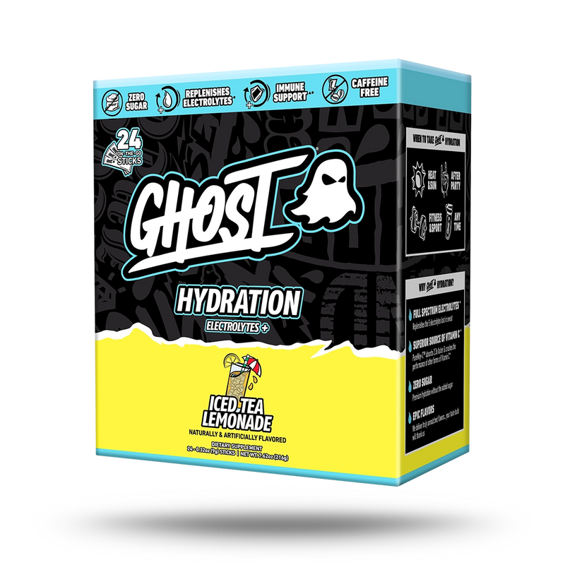 GHOST® HYDRATION STICKS 24-PACK | ICED TEA LEMONADE