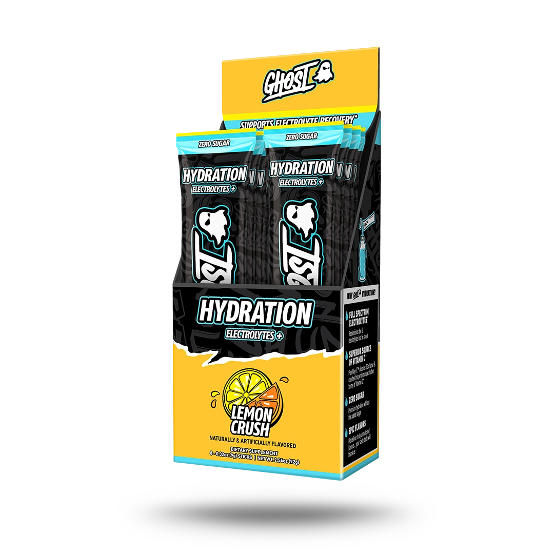 GHOST® HYDRATION STICKS 8-PACK | LEMON CRUSH