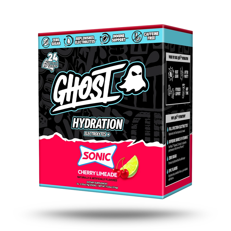 GHOST® HYDRATION STICKS 24-PACK x SONIC® | CHERRY LIMEADE
