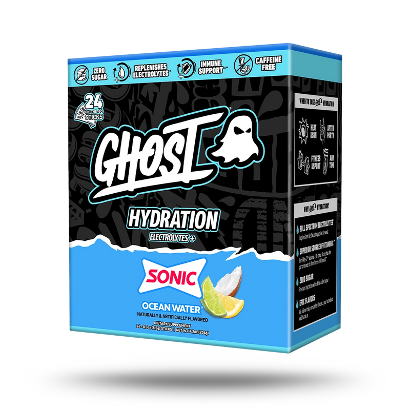 GHOST® HYDRATION STICKS 24-PACK x SONIC® | OCEAN WATER®