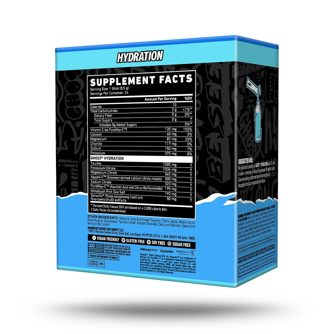 GHOST® HYDRATION STICKS 24-PACK x SONIC® | OCEAN WATER®