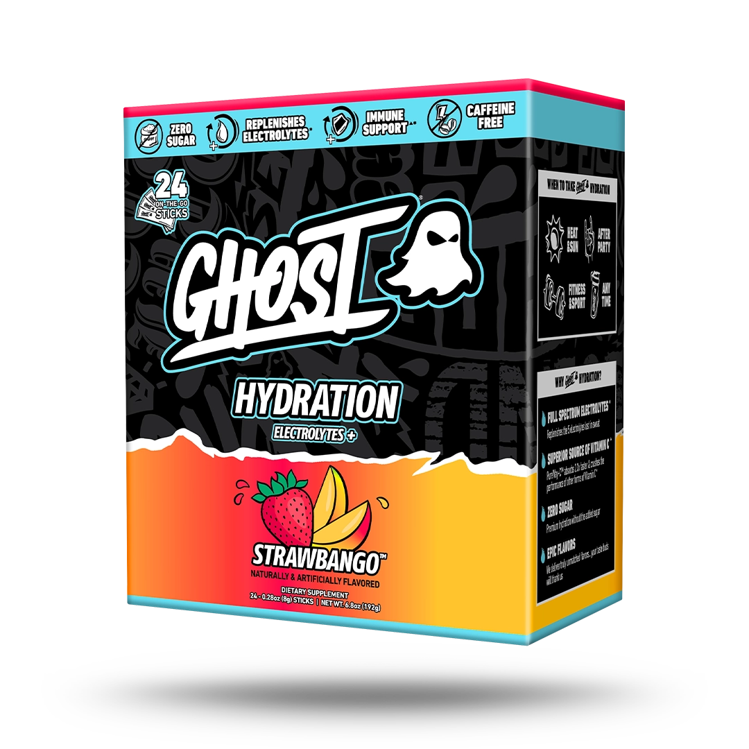 GHOST® HYDRATION STICKS 24-PACK | STRAWBANGO™