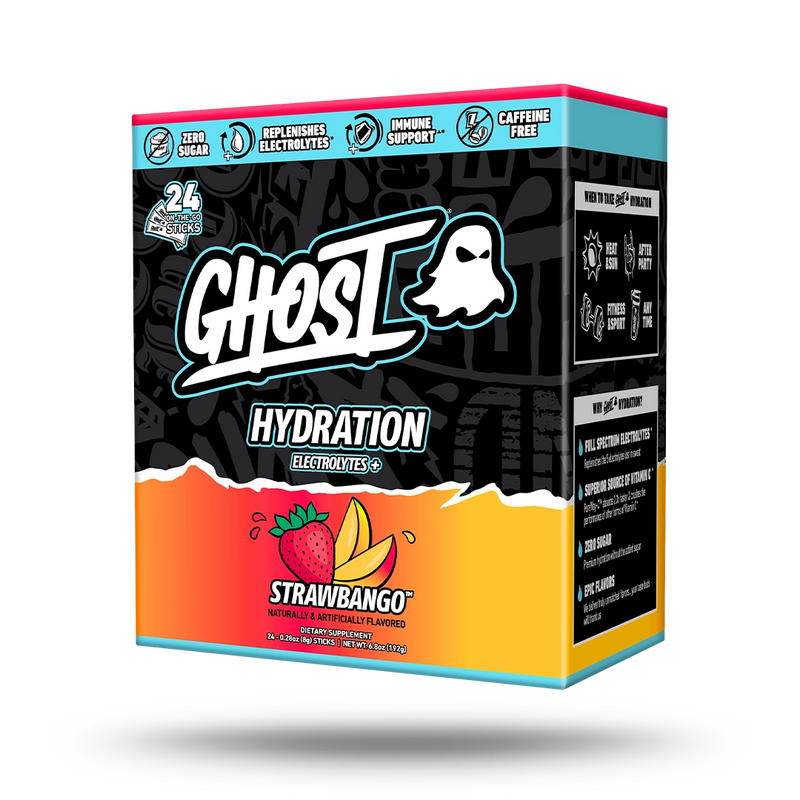 GHOST® HYDRATION STICKS 24-PACK | STRAWBANGO™