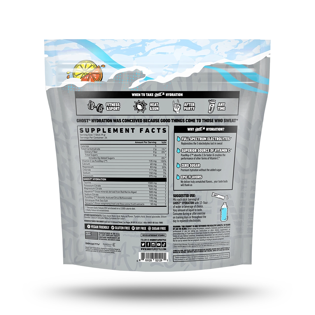 GHOST® HYDRATION STICKS | LEMON CRUSH