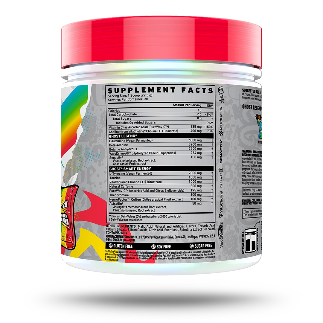 GHOST LEGEND® x SOUR STRIPS® | RAINBOW