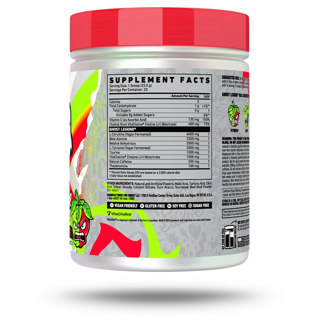 GHOST LEGEND® V5 x SOUR STRIPS® | APPLEBERRY